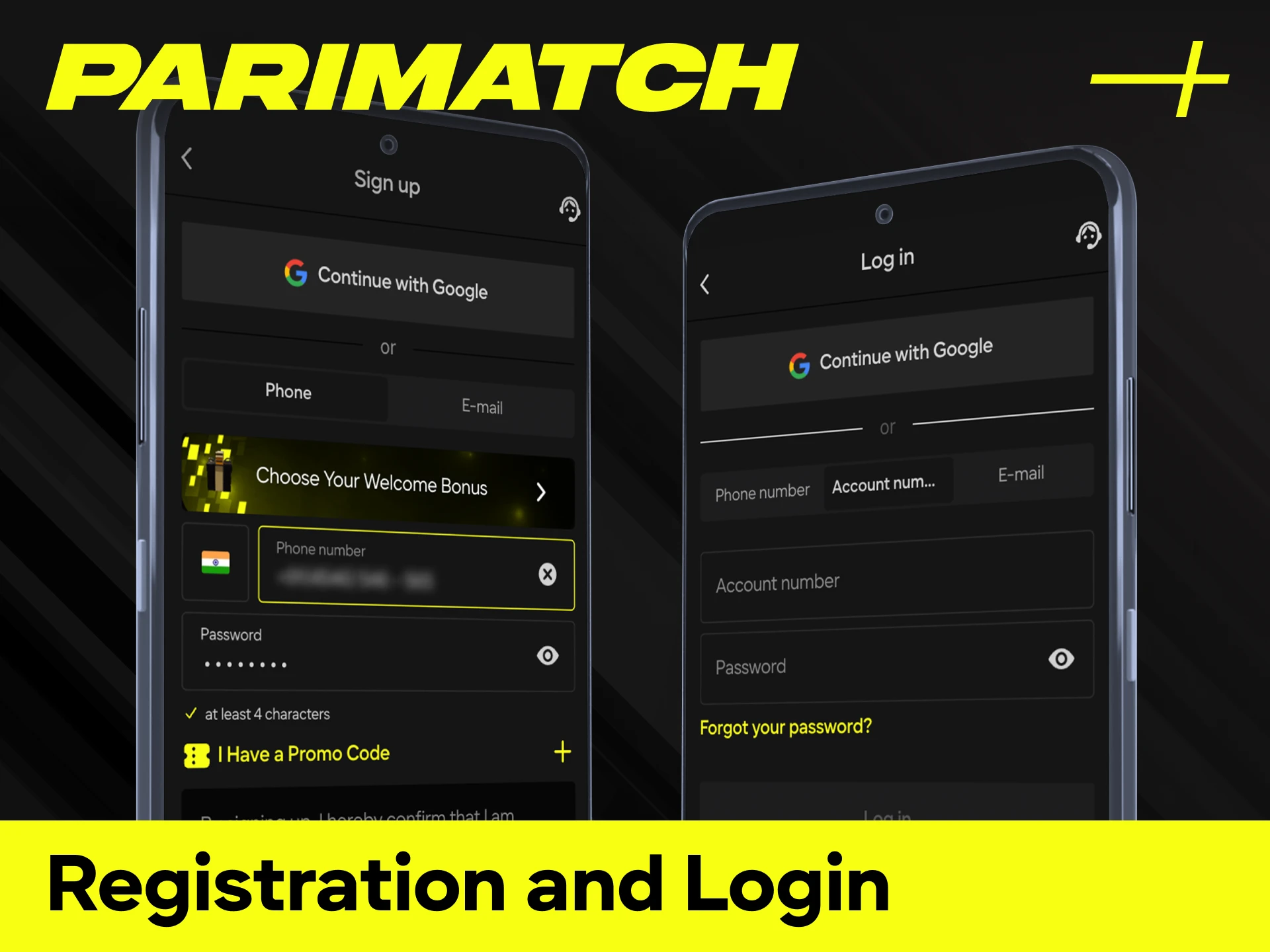 Complete your registration and login directly within the app for instant access.