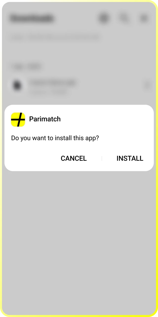 Access your device downloads and open the APK file to initiate the installation on your smartphone.