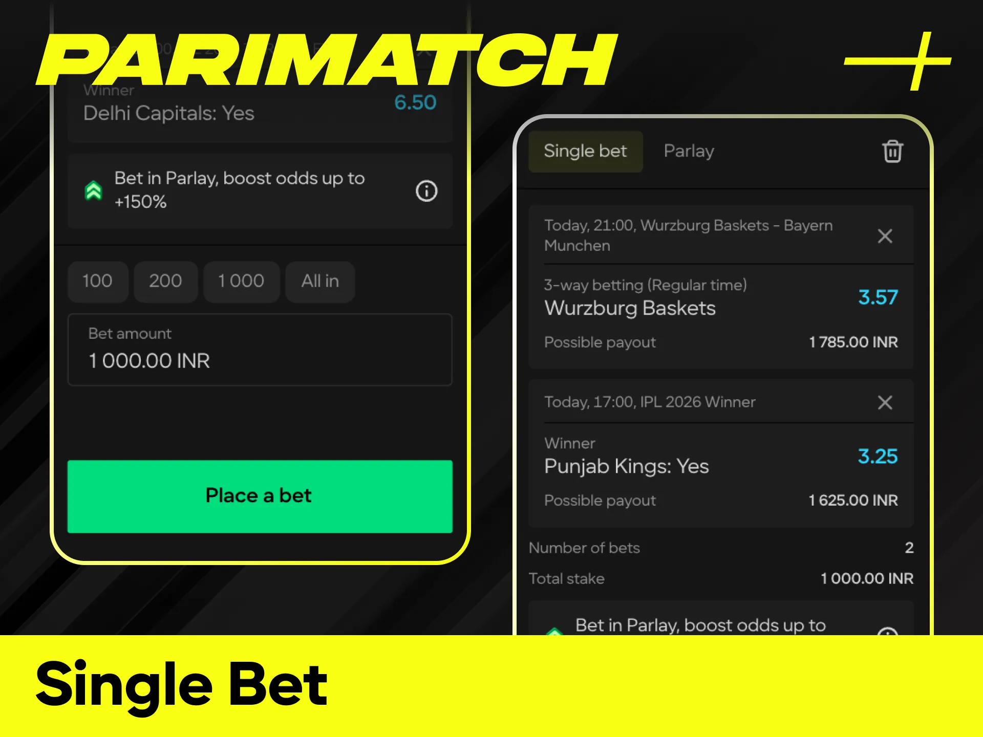 Pay attention to important details that facilitate how to bet on single events.