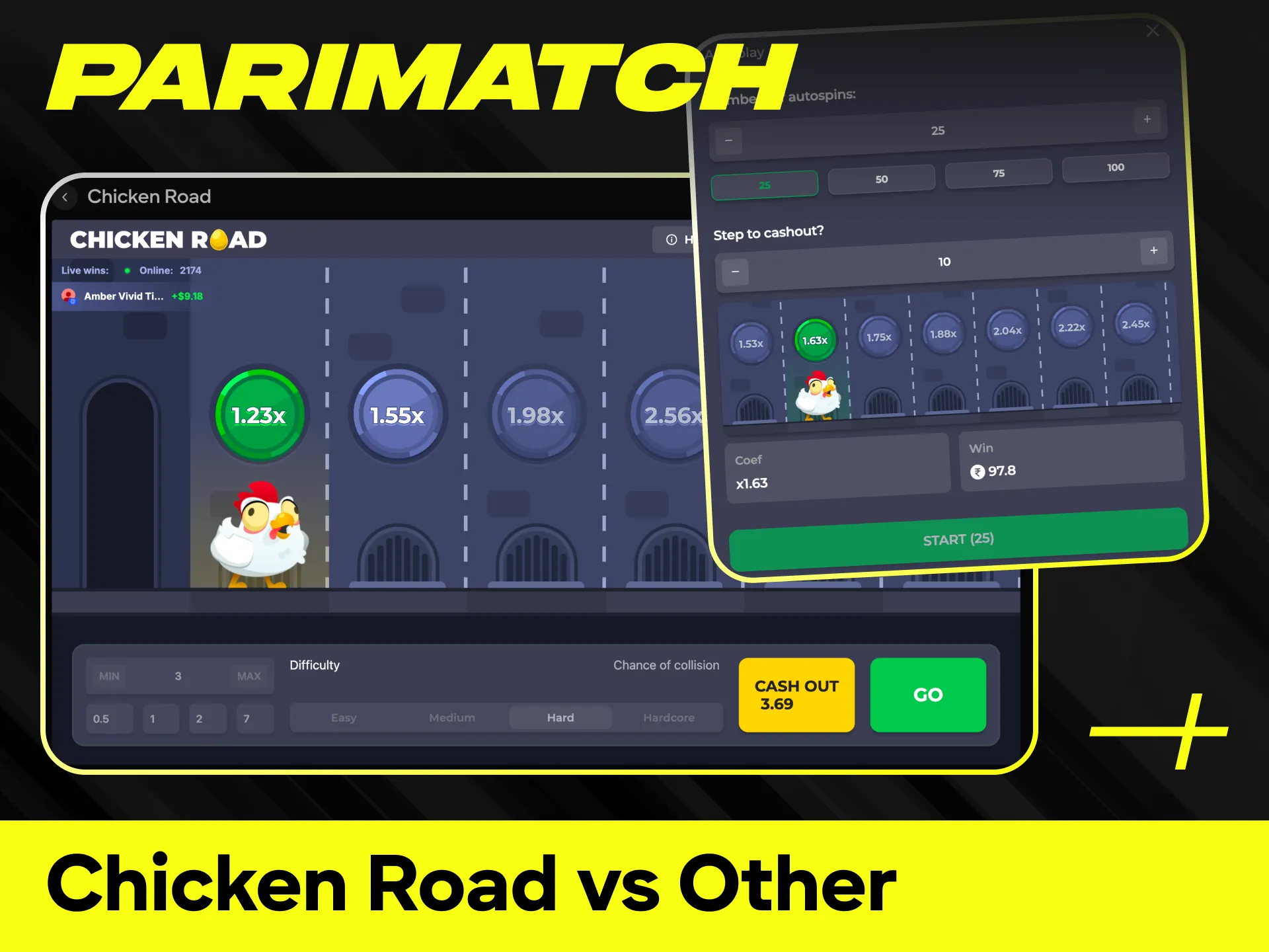 Identify key differences from other instant games available on the Parimatch site.