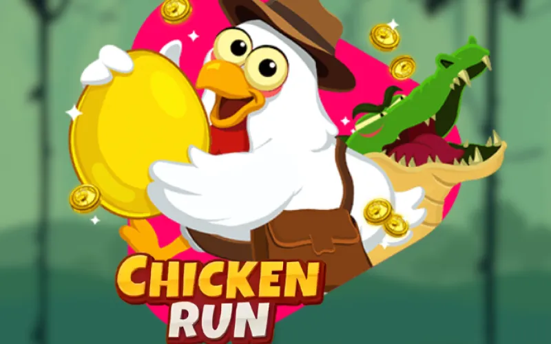 Reach the finish line in the Chicken Run game at Parimatch.