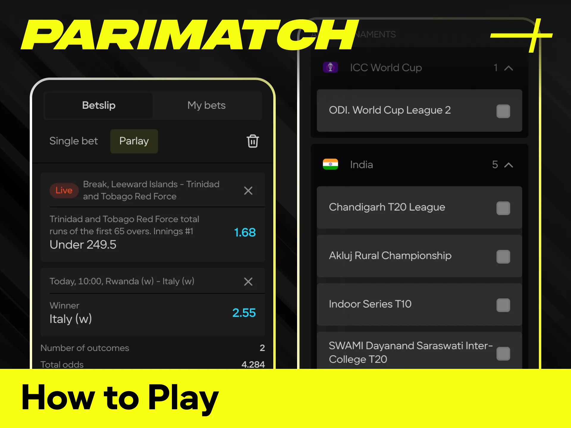 Follow the simple guide to learn how to play cricket betting.