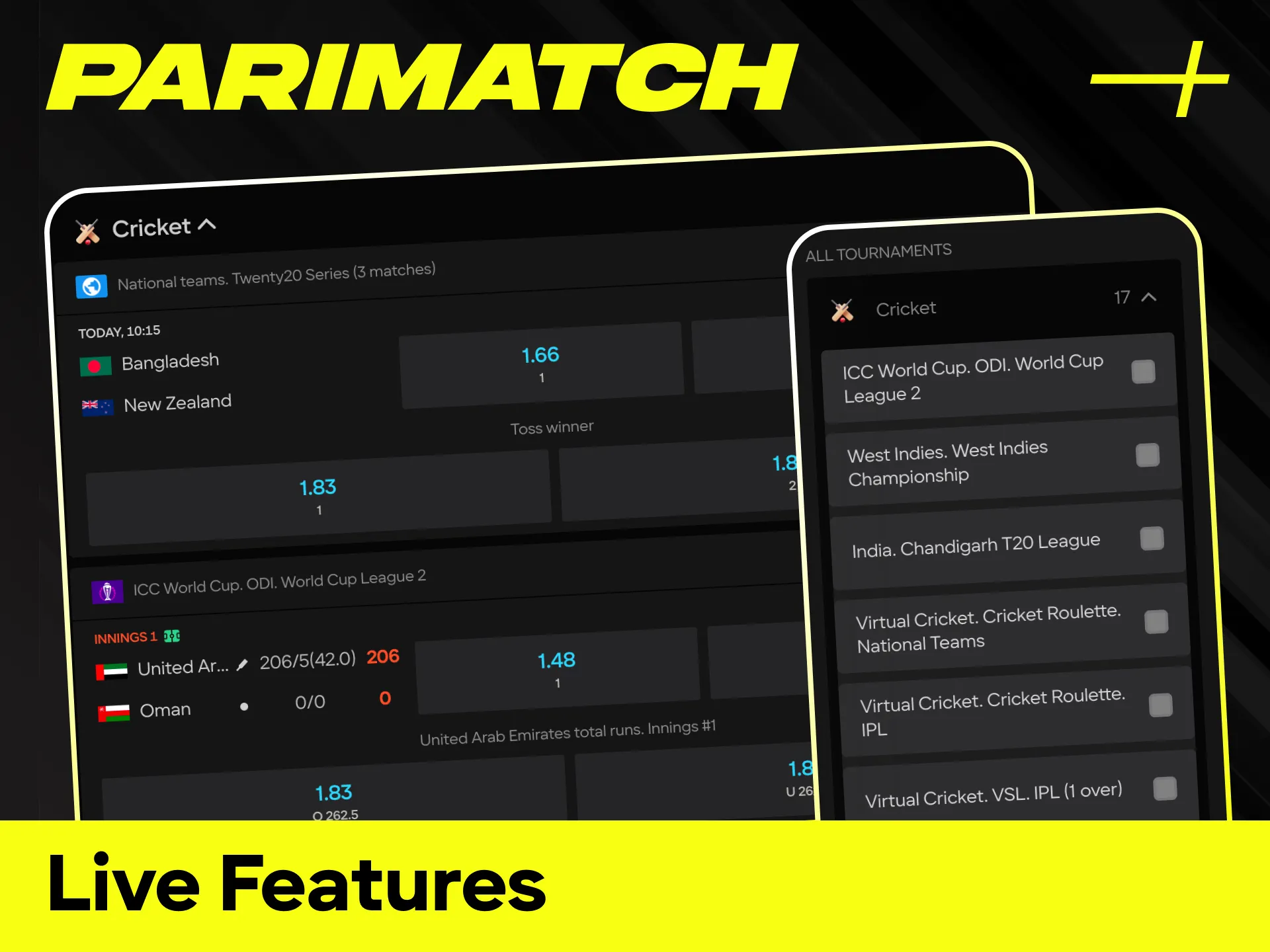 Utilize advanced live features to track every ball in cricket betting.