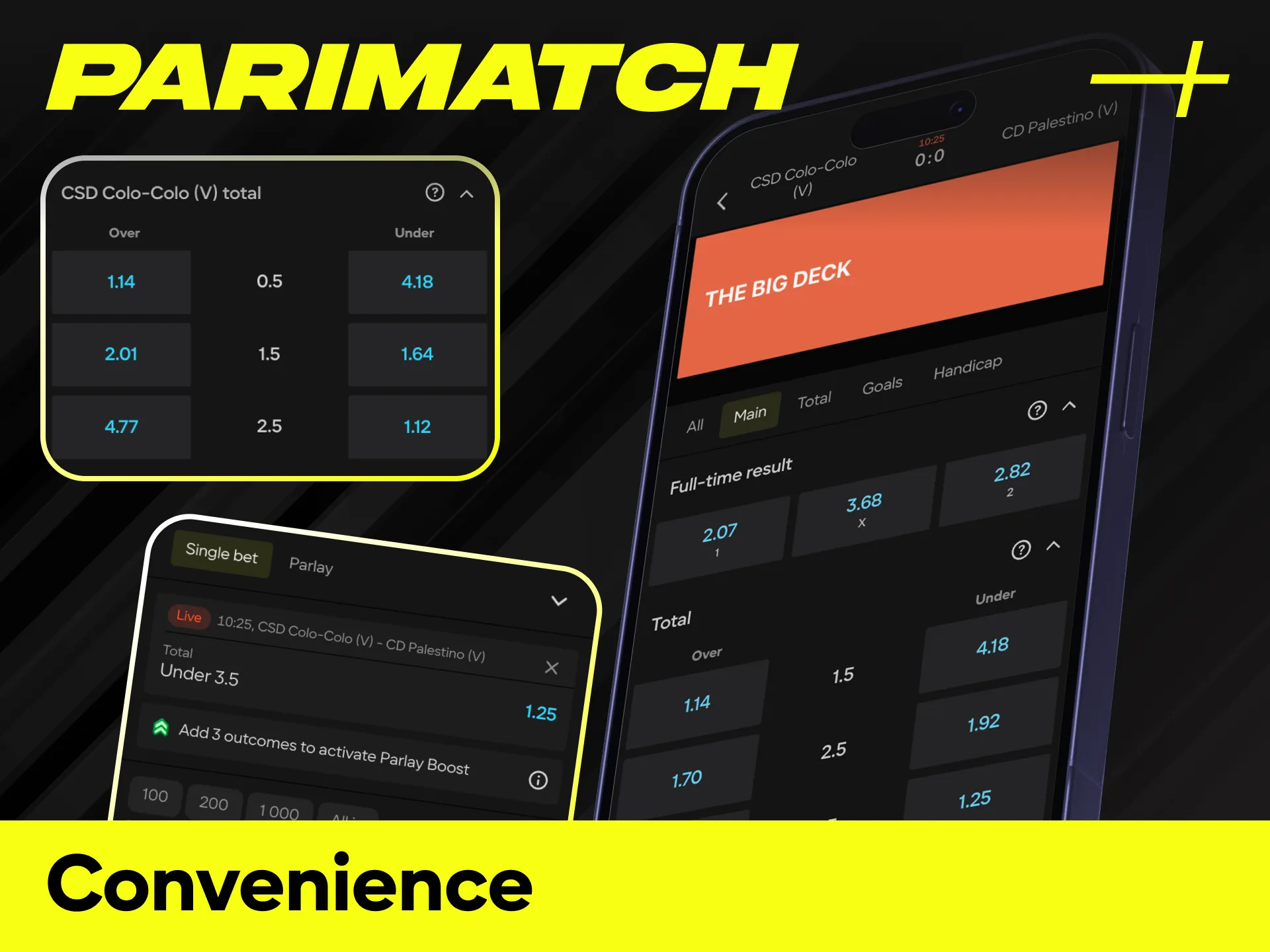 Enjoy the total convenience of mobile football betting with Parimatch India.
