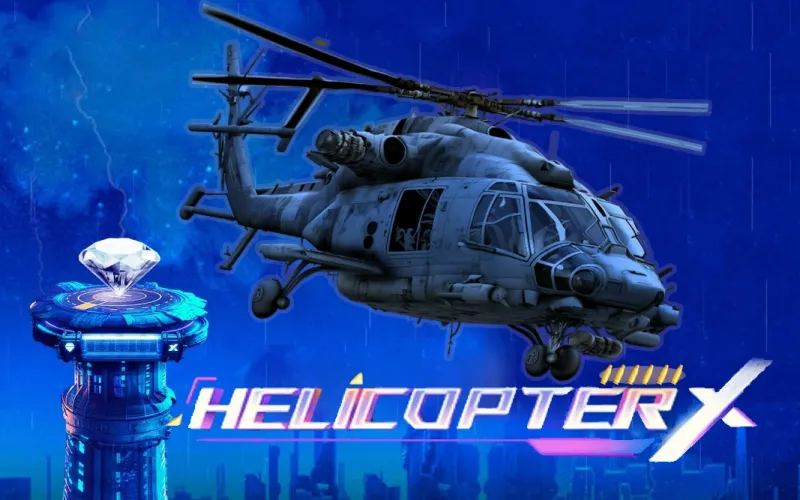 Watch the altitude rise for big payouts in the HelicopterX game.