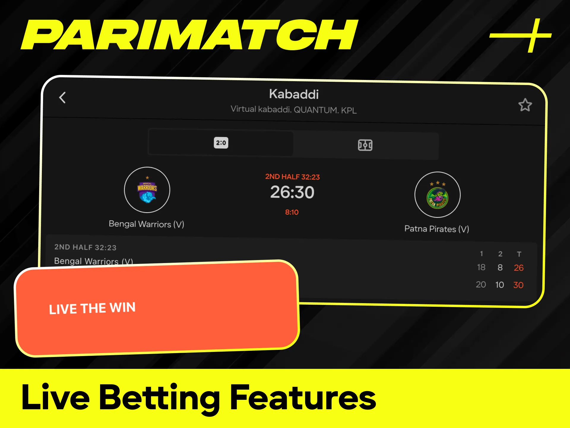 Utilize advanced live betting features to track raiding stats at Parimatch.