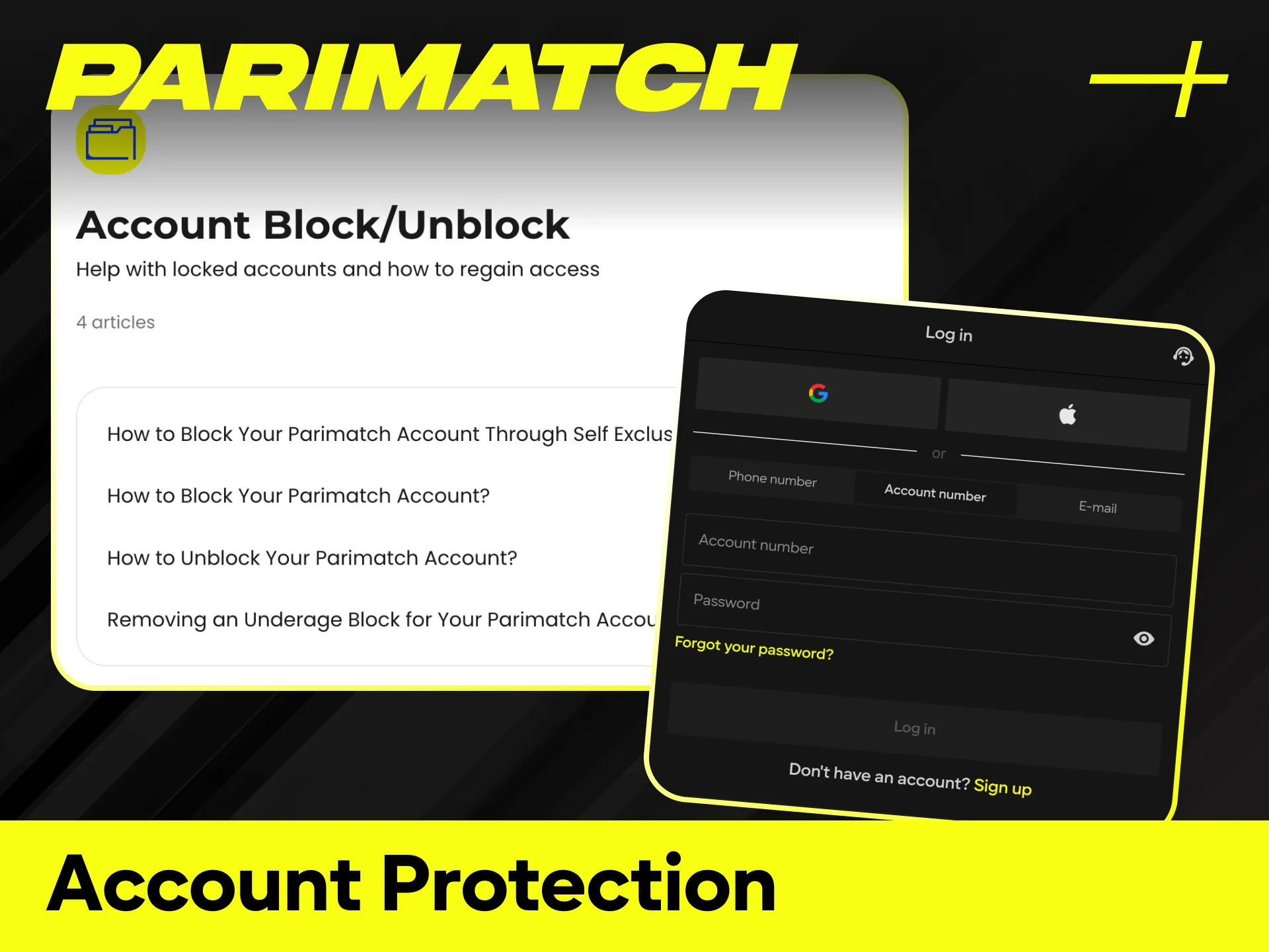 Activate advanced account protection layers after your initial Parimatch login.