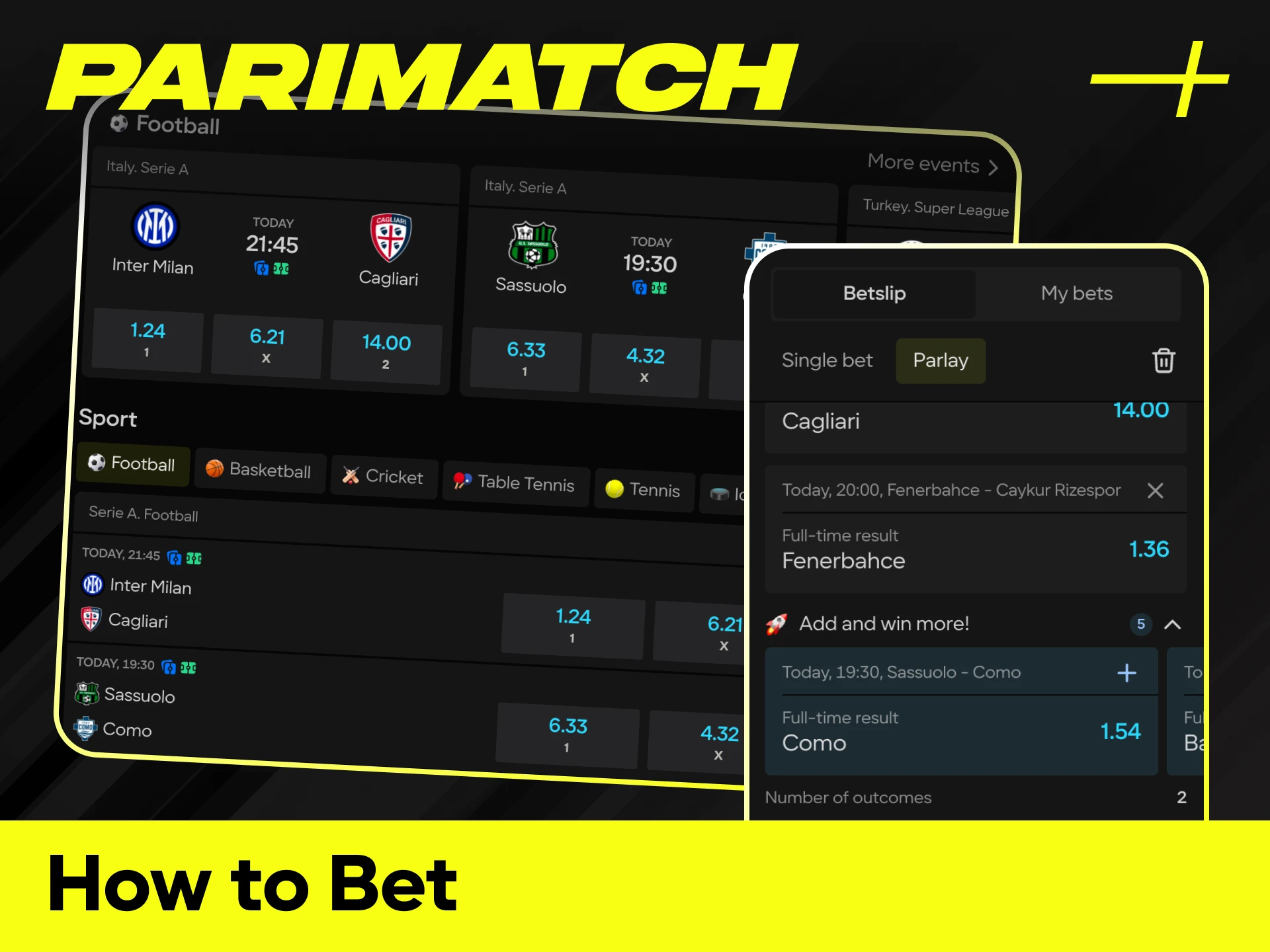Follow our simple tutorial on how to bet at Parimatch and secure your first win.