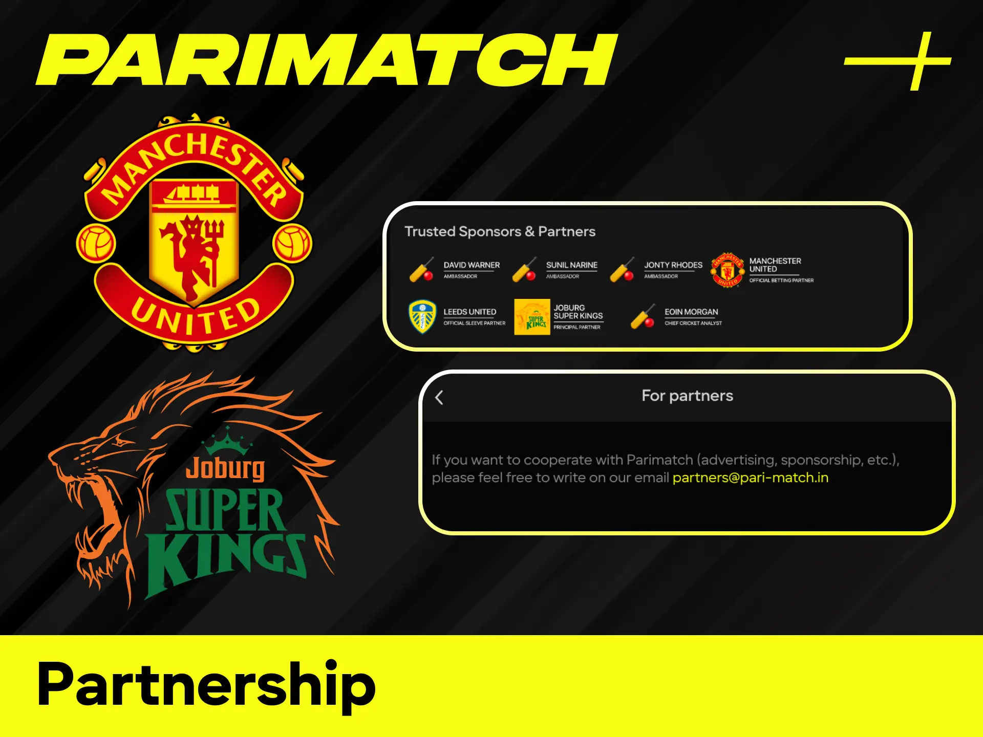 Discover the global partnership network that makes Parimatch a trusted brand.