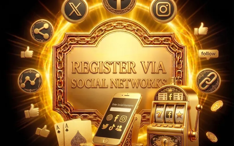 Simplify the process by joining via social networks to sync your existing profile data.