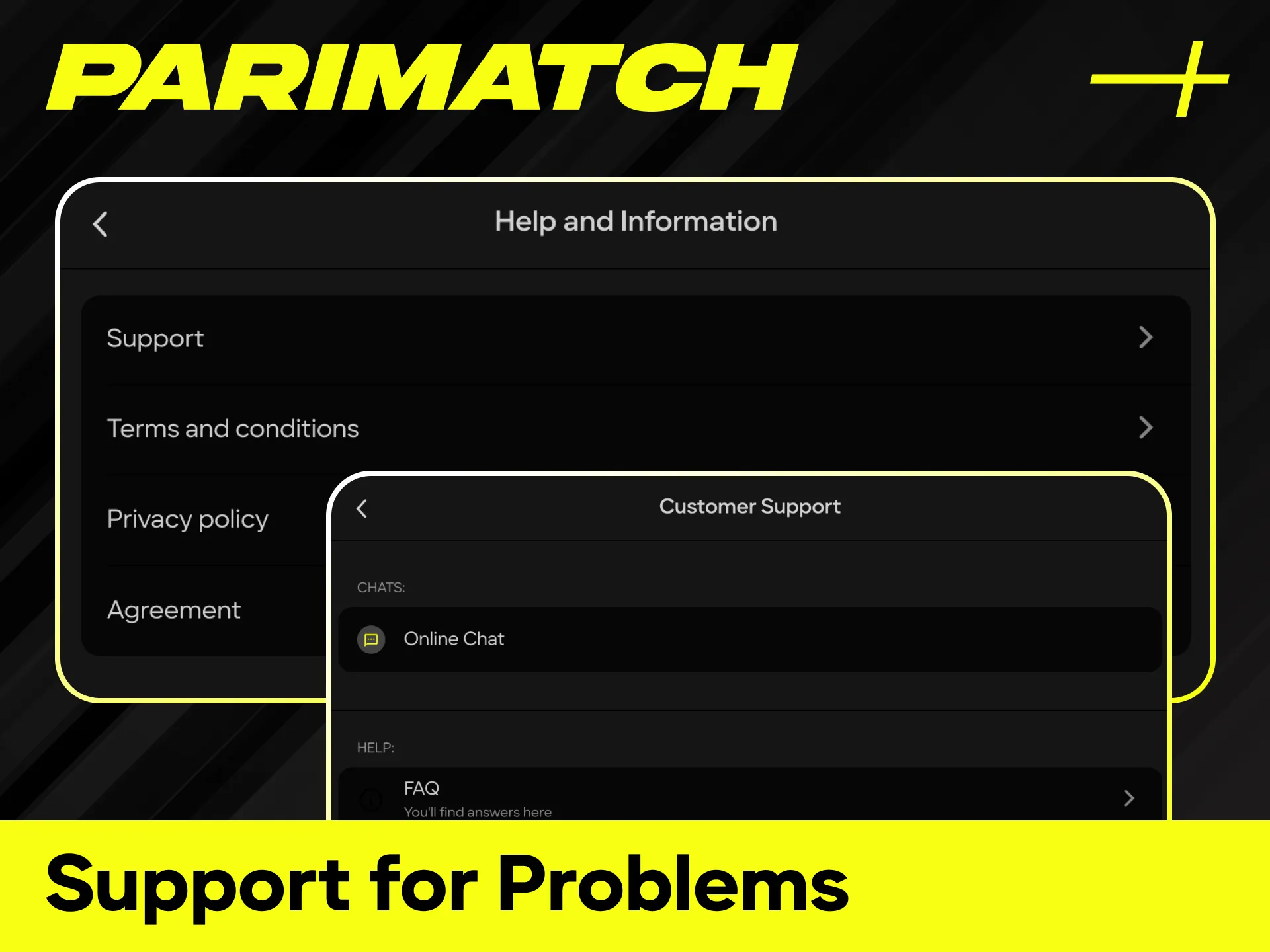 Contact professional support for problems encountered during the registration process.